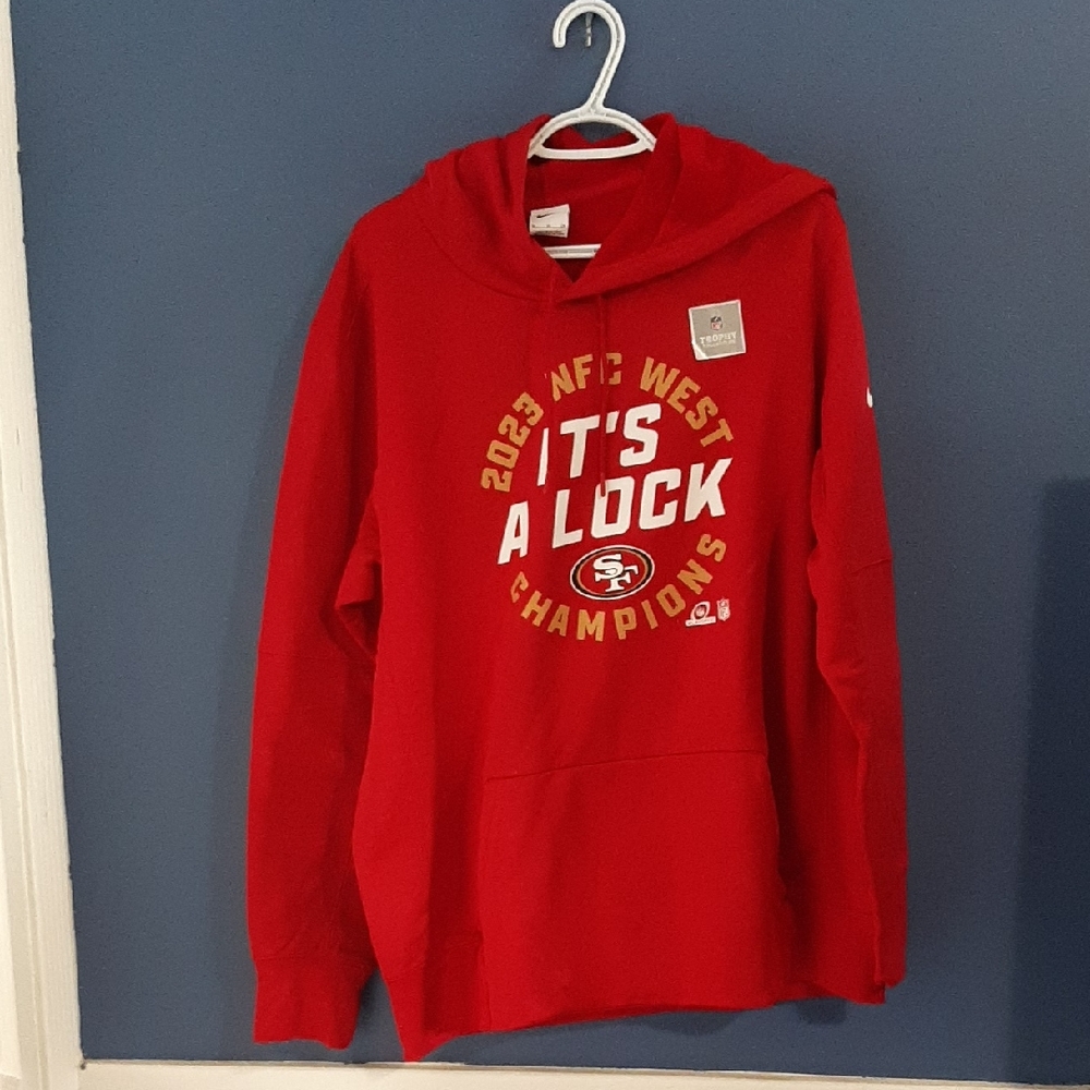 Nike Red NFL Champions Hoodie